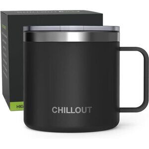 Stainless Steel 16 oz Vacuum Insulated Coffee Mug with Handle &Lid,Large Thermal
